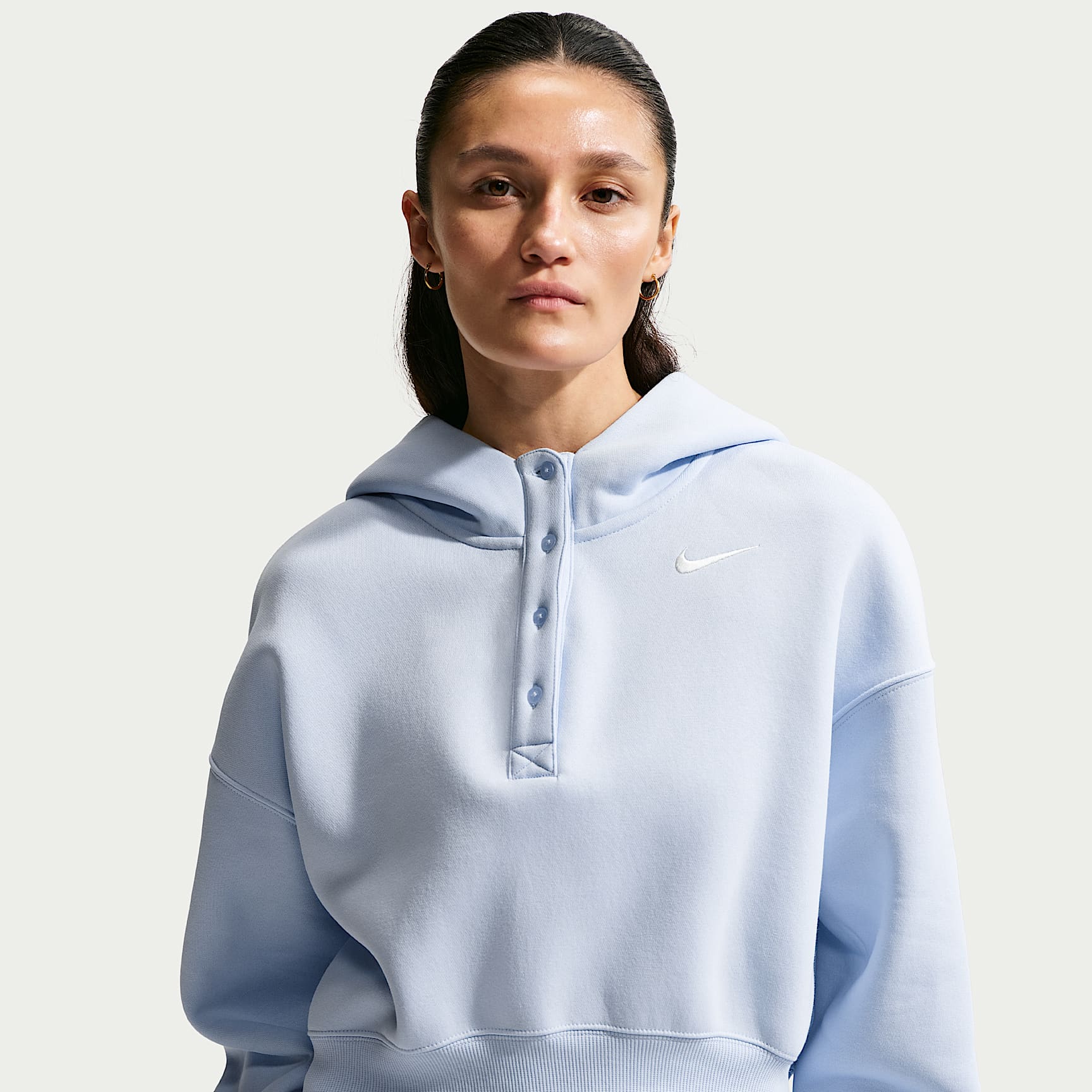 Nike Sportswear Phoenix Fleece Women's Oversized Cropped Henley